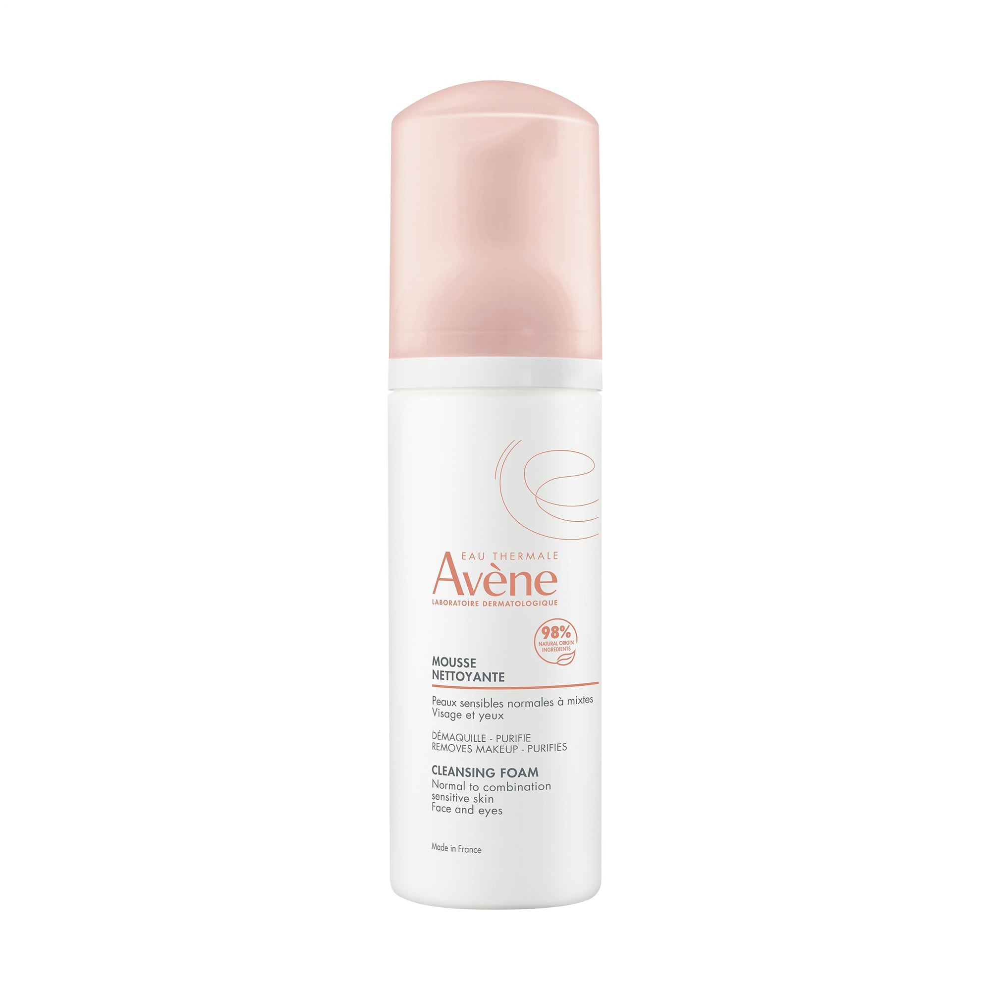 Очищувальний мус для вмивання Avene Eau Thermale Cleansing Foam для нормальної та комбінованої шкіри, 150 мл